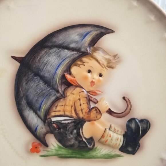 Hummel Goebel Plate Vintage 1981 11th Annual Hum 274 Hand Painted W. Germany - Picture 2 of 9